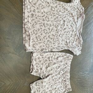 Kyte Baby Bamboo Leopard Print Sleepwear Set 4t